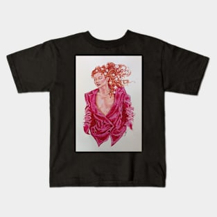 A modern day Aphrodite - acrylic painting Kids T-Shirt